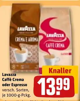 REWE DE Lavazza Caffè Crema oder Espresso tilbud