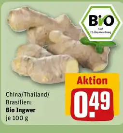 REWE DE Bio Ingwer tilbud
