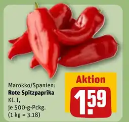 REWE DE Rote Spitzpaprika tilbud