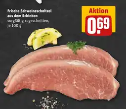 REWE DE Frische Schweineschnitzel aus dem Schinken tilbud