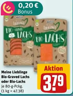 REWE DE Meine Lieblinge Bio-Graved Lachs oder Bio-Lachs tilbud