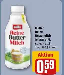 REWE DE Müller Reine Buttermilch tilbud