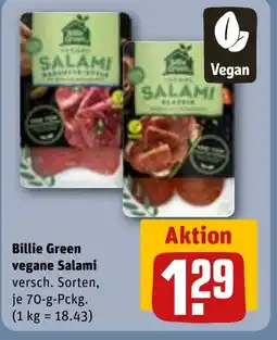 REWE DE Billie Green vegane Salami tilbud