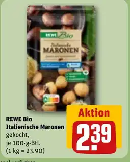 REWE DE REWE Bio Italienische Maronen tilbud