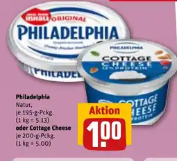 REWE DE Philadelphia oder Cottage Cheese tilbud