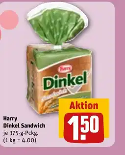 REWE DE Harry Dinkel Sandwich tilbud
