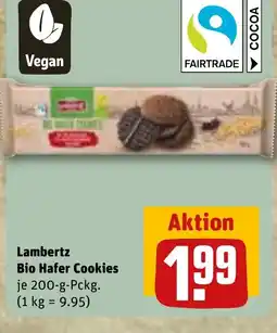 REWE DE Lambertz Bio Hafer Cookies tilbud