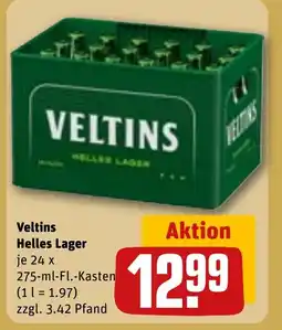 REWE DE Veltins Helles Lager tilbud