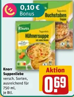 REWE DE Knorr Suppenliebe tilbud