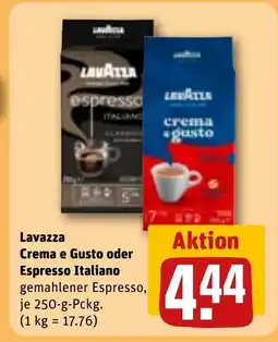 REWE DE Lavazza Crema e Gusto oder Espresso Italiano tilbud
