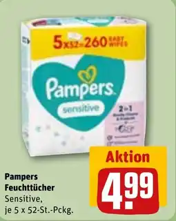 REWE DE Pampers Feuchttücher tilbud