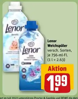 REWE DE Lenor Weichspüler tilbud