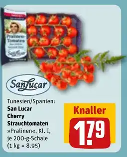 REWE DE San Lucar Cherry Strauchtomaten tilbud