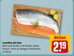 REWE DE Lachsfilet mit Haut tilbud