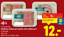 Lidl Vilstrupgård - medister / hakket kød tilbud