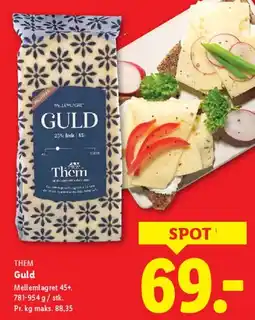 Lidl Guld (ost) tilbud