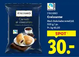 Lidl Cornetti al cioccolato tilbud