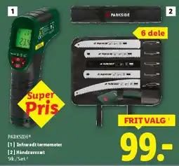Lidl Infrarød termometer / håndsavssæt tilbud