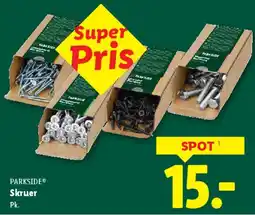 Lidl PARKSIDE Skruer tilbud