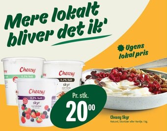 Min Købmand Cheasy Skyr tilbud