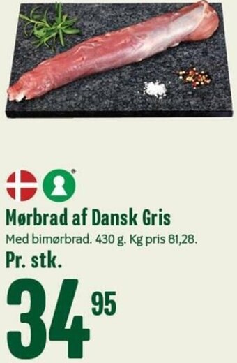 Min Købmand Mørbrad Af Dansk Gris tilbud
