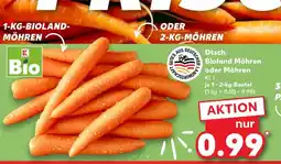 Kaufland DE Dtsch. Bioland Möhren oder Möhren tilbud