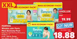 Kaufland DE PAMPERS Windeln oder Pants Maxi-Economy-Pack tilbud