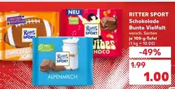 Kaufland DE Ritter sport schokolade bunte vielfalt tilbud