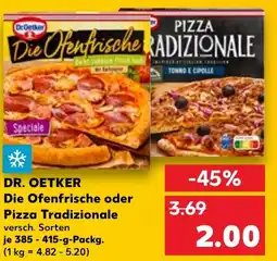 Kaufland DE Dr. oetker die ofenfrische oder pizza tradizionale versch. sorten tilbud