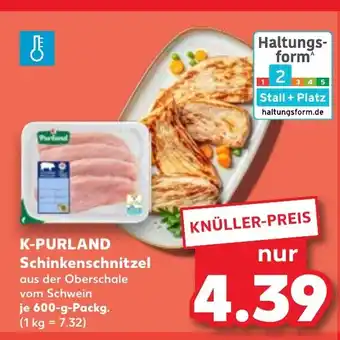 Kaufland DE K-PURLAND Schinkenschnitzel tilbud