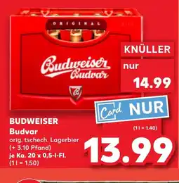 Kaufland DE Budweiser budvar tilbud