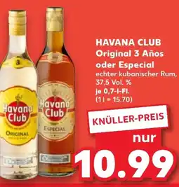 Kaufland DE HAVANA CLUB Original 3 Años tilbud