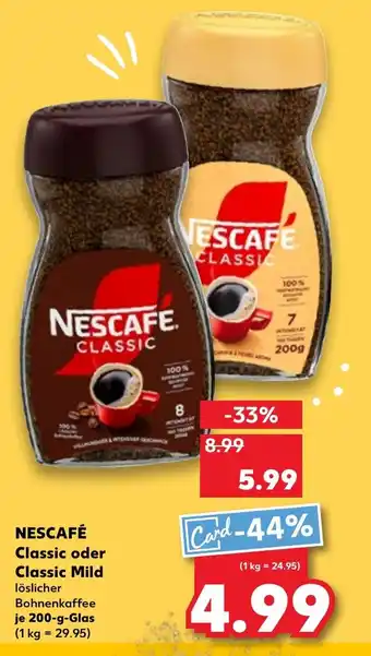 NESCAFÉ Classic oder Classic Mild