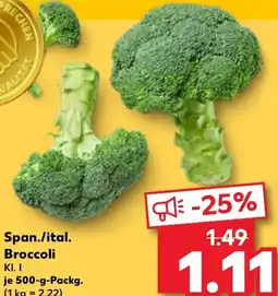 Kaufland DE Span./ital. Broccoli KI. I je tilbud