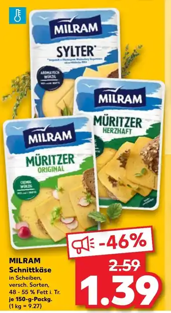 Kaufland DE Milram schnittkäse tilbud