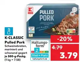 Kaufland DE K-classic pulled pork tilbud