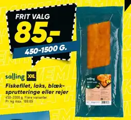 Bilka Fiskefilet / Laks (salling XXL) tilbud