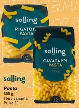 Bilka Salling pasta og broccoli tilbud
