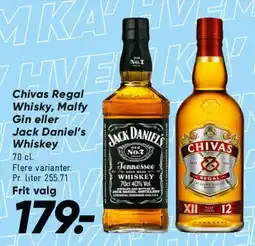 Bilka Chivas Regal / Jack Daniel's Whisky tilbud