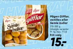 Bilka Pågen - Gifflar / Semlebullar tilbud