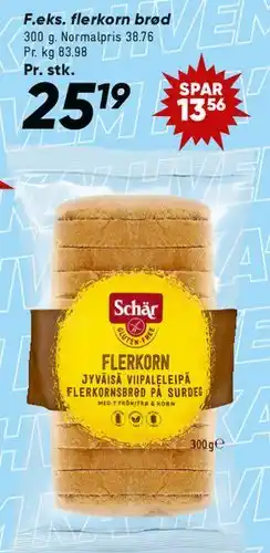 Bilka Schär - Flerkorn brød (glutenfrit) tilbud