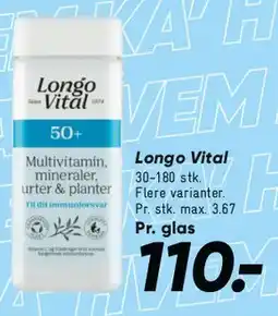 Bilka Longo Vital 50+ tilbud