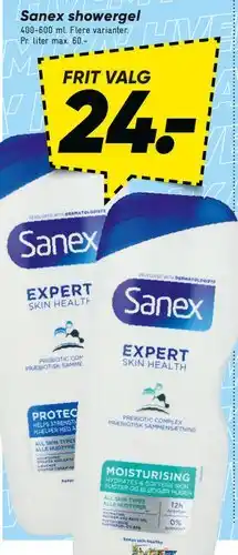 Bilka Sanex showergel (Expert Skin Health) tilbud