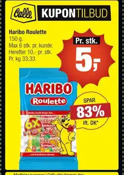 Calle Haribo Roulette tilbud