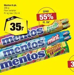 Calle Mentos 8-pk tilbud