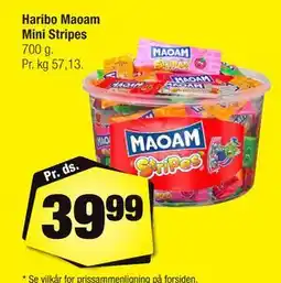 Calle Haribo Maoam Mini Stripes tilbud