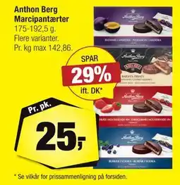 Calle Anthon Berg Marcipantærter tilbud