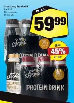 Calle Stay Strong Proteindrik tilbud