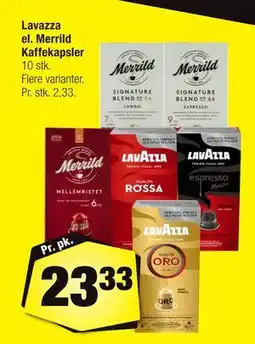 Calle Lavazza el. Merrild Kaffekapsler tilbud