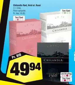 Calle Chilandia Rød, Hvid el. Rosé tilbud